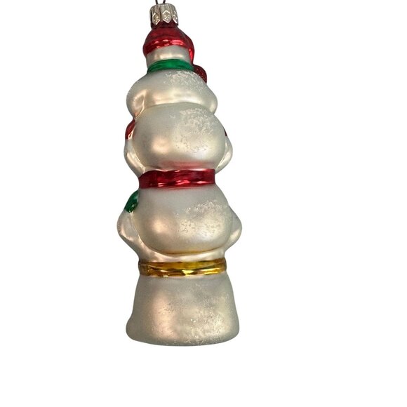 Christopher Radko Snowtem Pole Snowman Ornament 2000 Retired 5 1/2" - Picture 4 of 5